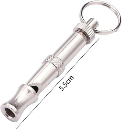1Pc Silver Adjustable Ultrasonic Dog Whistle,Portable Whistle Pet Whistle Supersonic Whistle Dog Whistles for Pet Training，Training and Behavior Aids,Dog Whistle Training,Dog Whistles