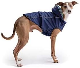Navy Reversible Elasto-Fit Dog Raincoat, X-Large