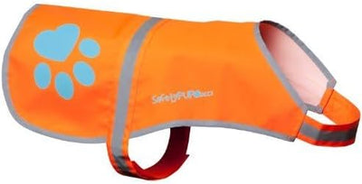 Reflective Dog Vest. Hi-Visibility, Fluorescent Blaze Orange Dog Vest Helps Protect Your Best Friend. Safeguard Your PUP from Motorists & Hunting Accidents, On or Off Leash. (Large)