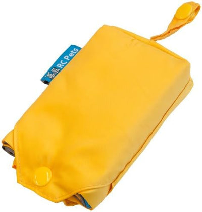 RC Pet Products Packable Dog Rain Poncho, Sunshine, Medium