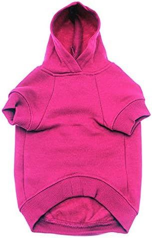 Zack & Zoey Basic Hoodie for Dogs, 20" Large, Raspberry Sorbet