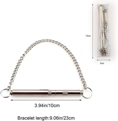 1 Pc Dog Whistles, Dog Training Whistle Professional Gundog Whistle High Pitch Dog Whistle with Lanyard Keychain for Barking & Recall