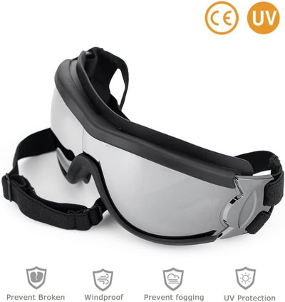 Gafas de protección UV para perros medianos y grandes – Gafas de sol impermeables a prueba de viento, gafas protectoras duraderas para razas de otoño prolongadas – Gafas de senderismo al aire libre