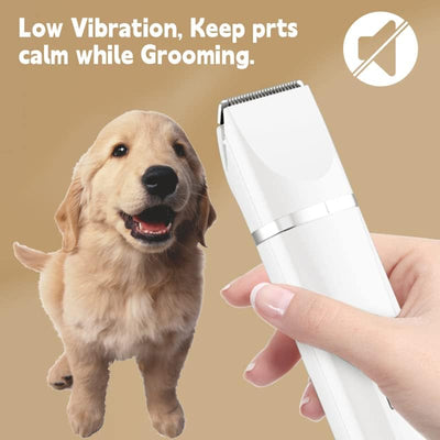 Dog Grooming Trimmer - Rechargeable Clippers for Shedding and Haircutting