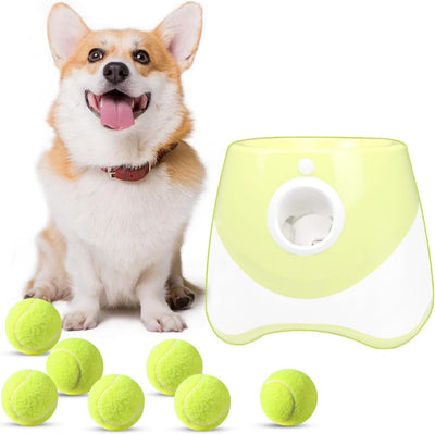 Mini Tennis Balls, 6 Pack 2 inch Dog Tennis Balls, Easy Catching Pet Playing Ball for 2 inch Dog Ball Launcher