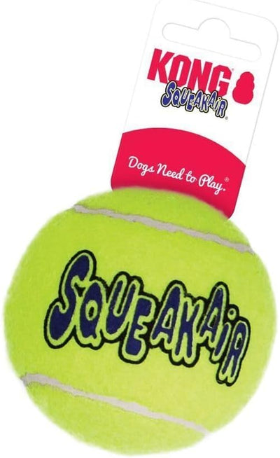 KONG Air Dog Squeaker Tennis Ball X-Large - 1 Pack - Pack of 4