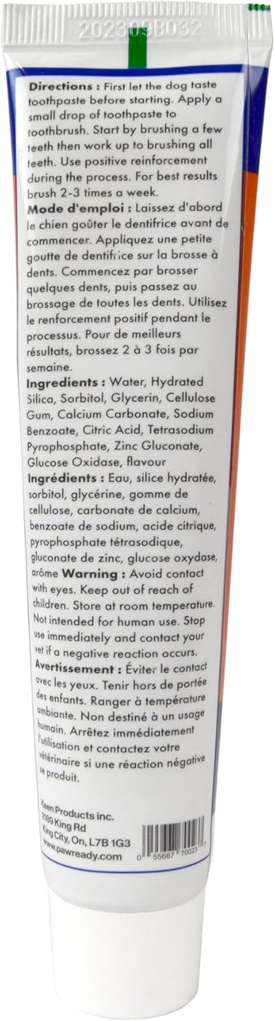 from Doggy Breath to Doggy Fresh Dog Dental Care Enzymatic Toothpaste for Dogs | Cleans Teeth and Freshens Breath | Safe for Puppies, Clinical Care, Banana Mint Flavor - 1 Pack 70g (2.5 oz)