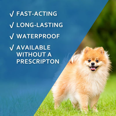 Sentry Fiproguard for Dogs, Flea and Tick Prevention for Dogs (23-44 Pounds), Includes 3 Month Supply of Topical Flea Treatments