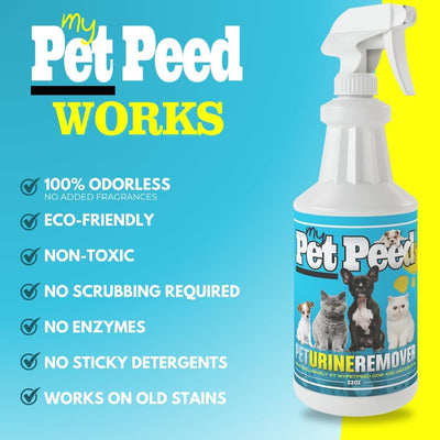 My Pet Peed - Pet Stain & Odor Remover (32oz Spray Bottle)