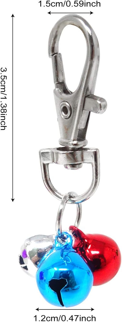 Honbay 6PCS Dog Bell Training Charm Pendants for Pet Necklace Collar