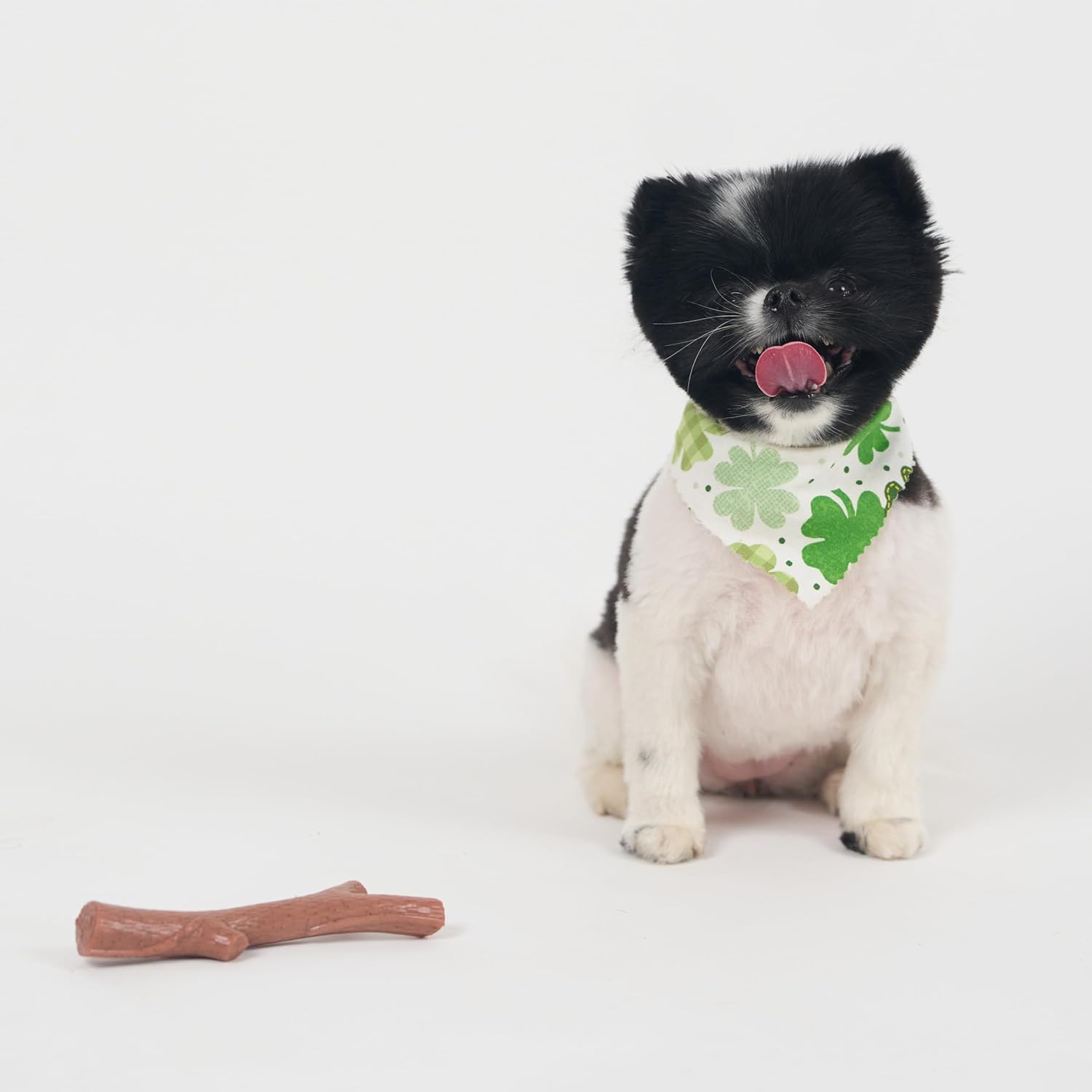 SPOT Bam-Bones Plus Branch -Bamboo Fiber & Nylon, Durable Long Lasting Dog Chew for Aggressive Chewers – Great Toy for Adult Dogs & Teething Puppies Under 60lbs, Non-Splintering, 5.75in, Beef Flavor