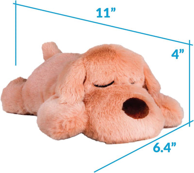Original Snuggle Puppy Toys for Small Breeds - Heartbeat Puppy for Dogs - Pet Anxiety Relief and Calming Aid - Comfort Dog Toys for Behavioral Training