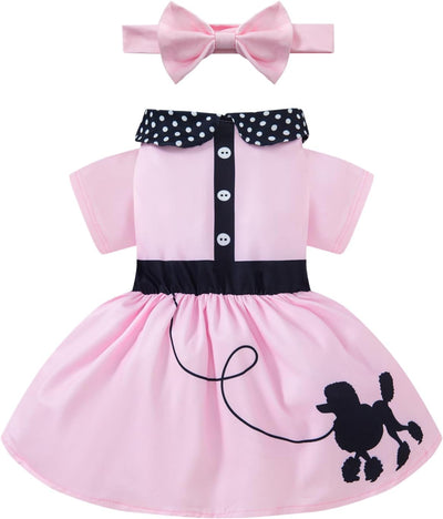 Dog Halloween Costume 1950s Poodle Dress (Medium)