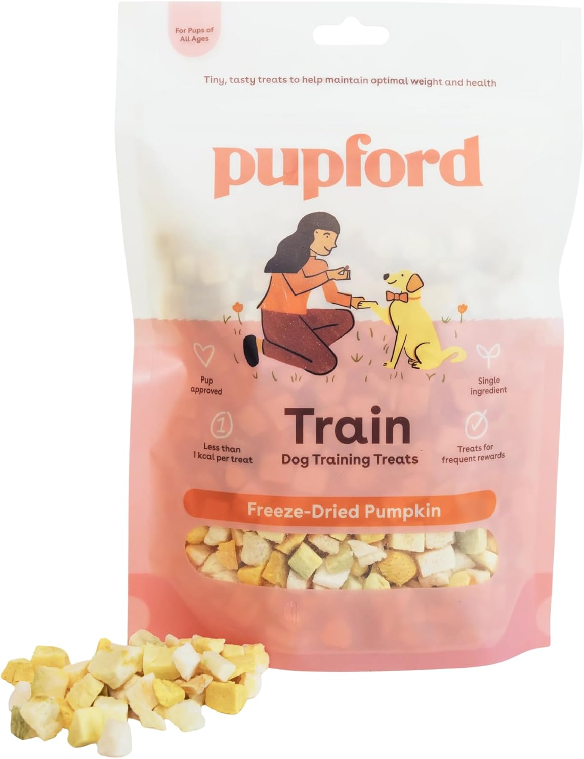 Pupford Freeze Dried Training Treats for Dogs & Puppies, 475+ Three Ingredient Bites (Beef Liver, 4 oz)