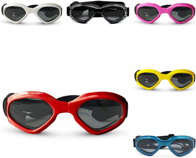 Pet Dog Sunglasses, UV Protection Goggles, (red)