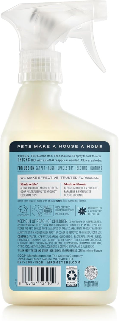 MRS. MEYER'S CLEAN DAY Pet Stain & Odor Fighter, Coconut Leaf Scent, 16oz