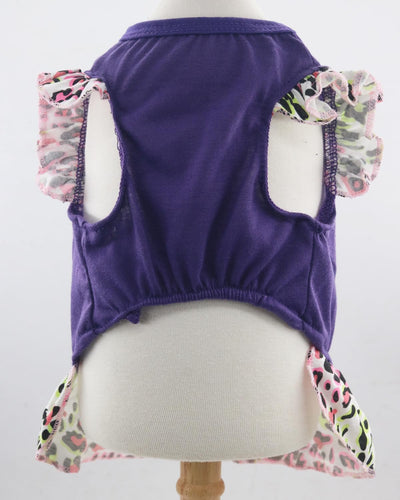 Cute Small Girl Dog Clothes Dogs Dresses for Girls Puppy Dress for Female Small Dogs with Mommy's Little Girl Print, Medium