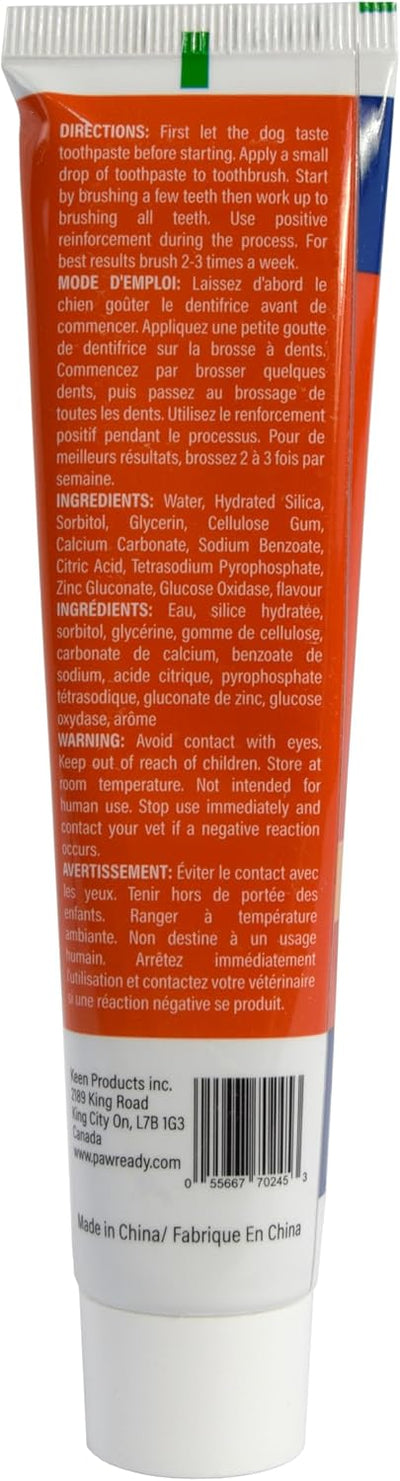 From Doggy Breath to Doggy Fresh Dog Dental Care Enzymatic Toothpaste for Dogs | Cleans Teeth and Freshens Breath | Safe for Puppies, Clinical Care, Bacon Cheese Flavor - 1 Pack 70g (2.5 oz)