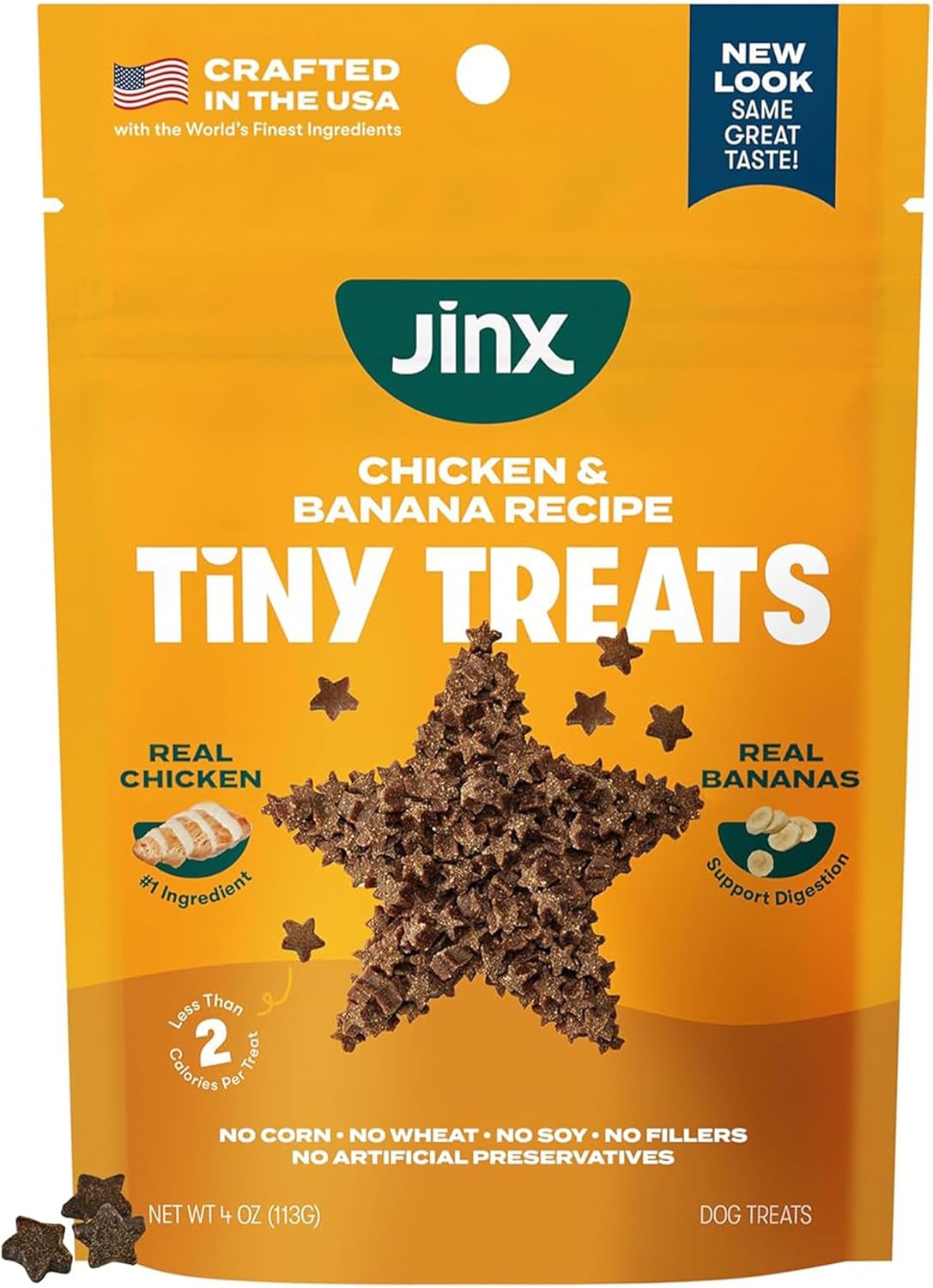 Jinx Beef Dog Training Treats - Healthy All-Natural Mini Bite-Sized Dog Treats for Training with Grass-Fed Beef - Pet Products for All Dogs (Puppies, Adults & Seniors) - 4oz