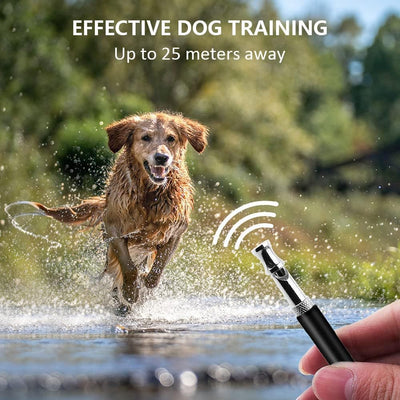 Dog Whistle 2 Pack, Ultrasonic Dog Whistle to Stop Barking for Dogs, Professional Recall Dog Training Whistles, Adjustable Ultrasonic Silent Dog Whistle to Stop Barking Control Devices, with Lanyard