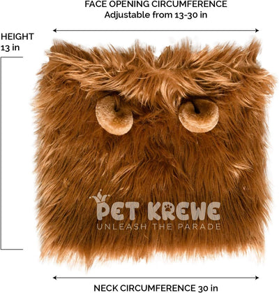 Pet Krewe Lion Mane for Dog -Lion Mane Dog Costume by Pet Krewe
