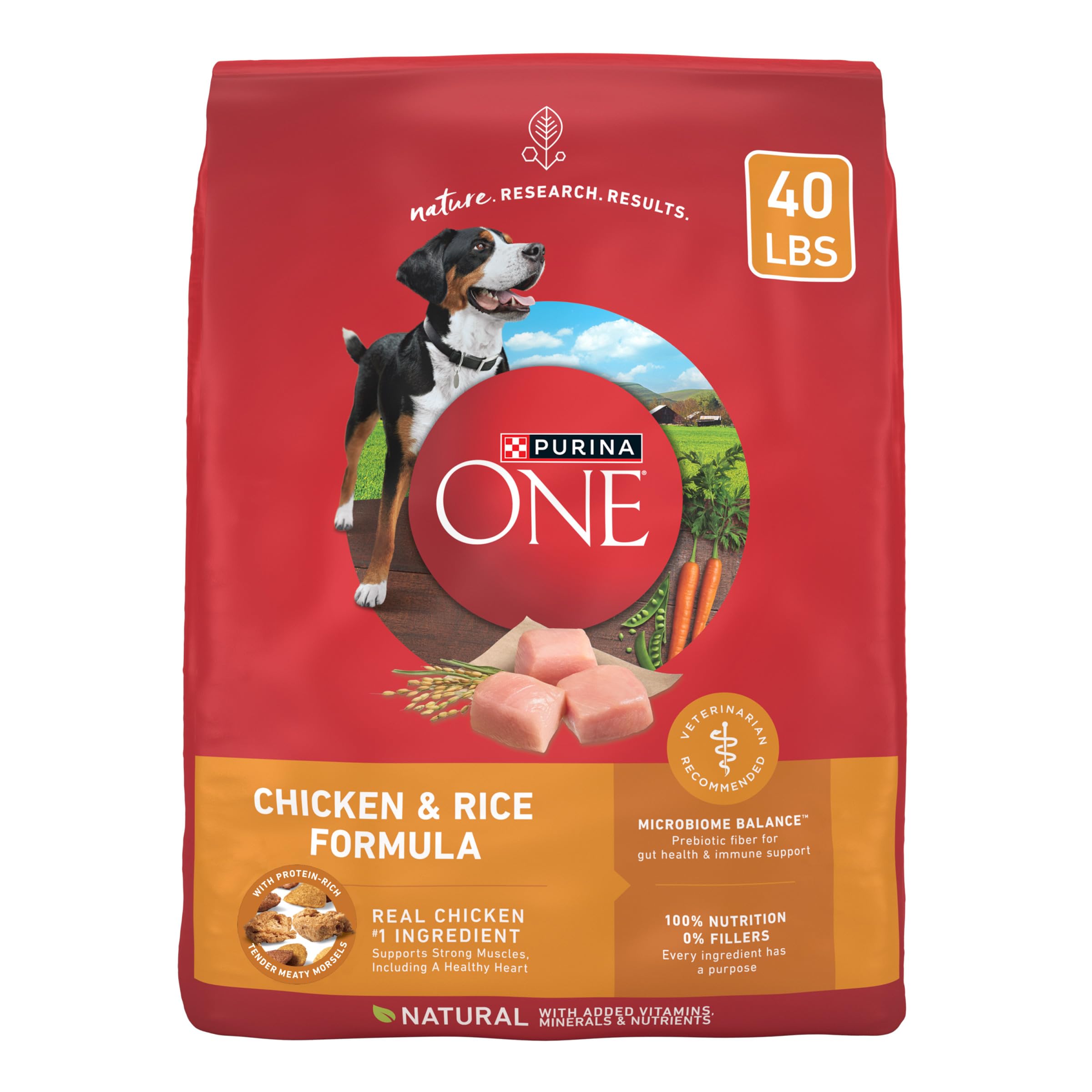 Purina ONE Dry Dog Food Lamb and Rice Formula - 8 lb. Bag