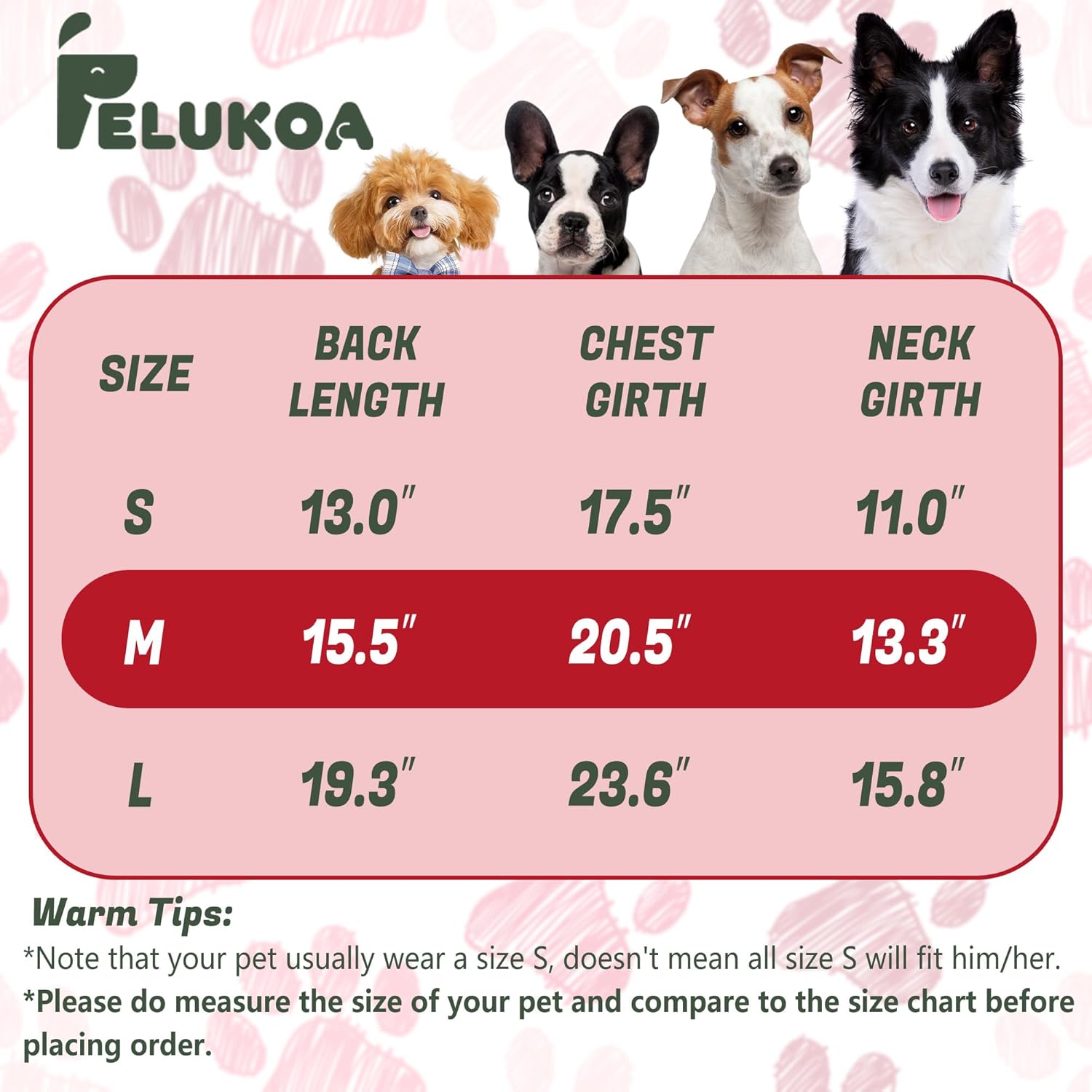 Dog Sweater, Soft Dog Sweaters for Small Medium Dogs Cats Girl Boy, Classic Knitted Turtleneck Outdoor Pet Clothes for Dogs Girl Boy, Christmas Puppy Kitten Sweater with Leash Hole, Red, Medium