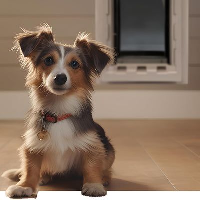 Ideal Pet Products Ruff-Weather Pet Door with Telescoping Frame, Extra Large, 9.75" x 17" Flap Size