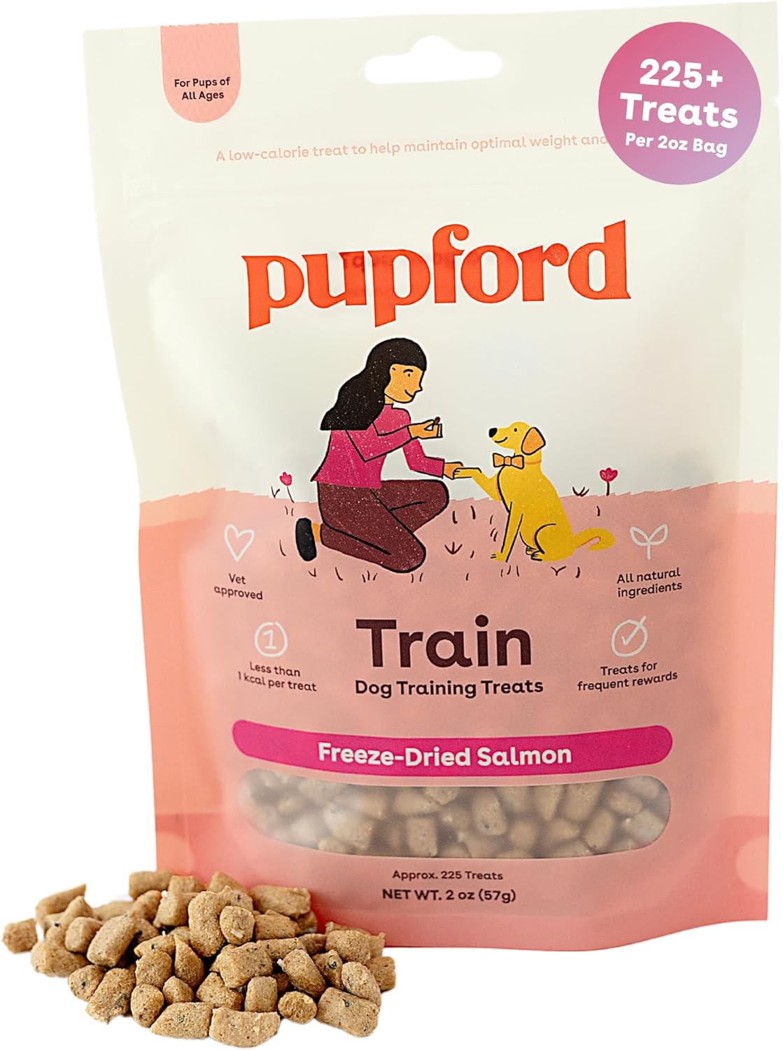 Pupford Freeze Dried Training Treats for Dogs & Puppies, 475+ Three Ingredient Bites (Beef Liver, 4 oz)