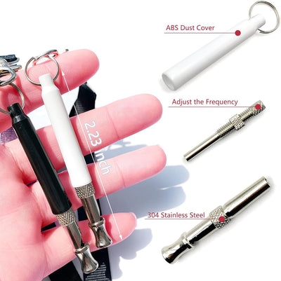 2Pack,Dog Training Whistle – Stop Barking, Call Dogs, Adjustable Frequency, Safe & Durable for All Breeds,Dog Whistle to Call Your Dog