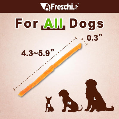AFreschi Natural Soft Chicken Breast Strips 16 oz, Dog Treats, All Natural, Grain-Free, High-Protein, Healthy & Easily Digestible, Soft Texture