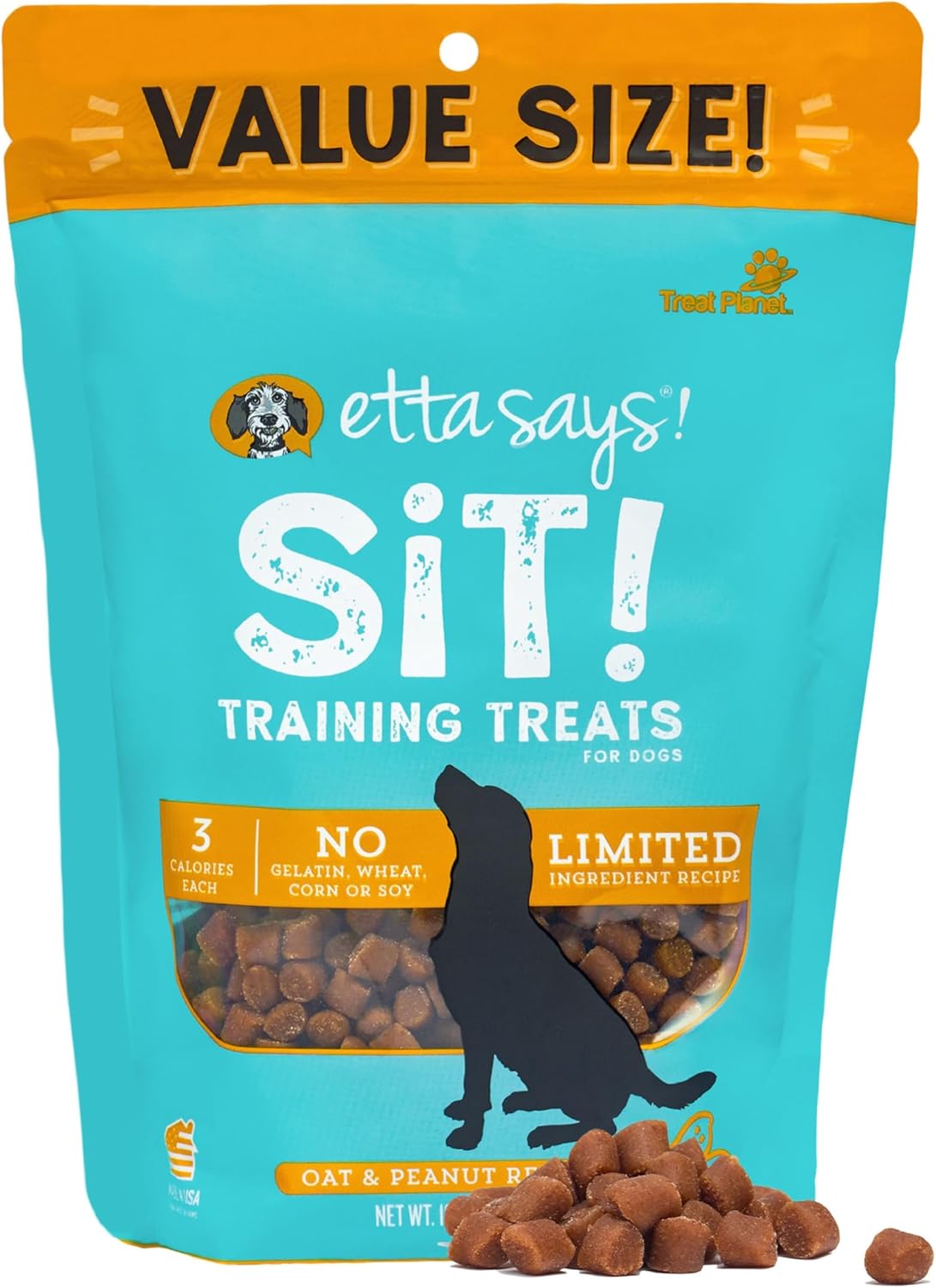etta says! Training Treats - All Natural Pork and Bacon Soft Treats for Dogs - Made in The USA (16 Oz Pack of 1)