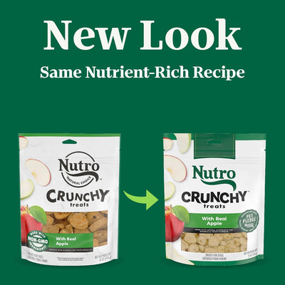 Nutro Crunchy Dog Treats with Real Apple, 16 oz. Bag