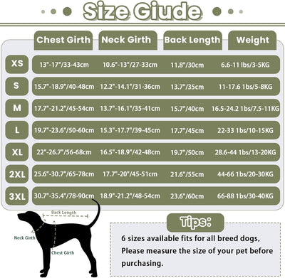 IDOMIK Dog Anxiety Calming Hoodie,Breathable Dog Anxiety Jacket Vest Coat for Thunderstorms,Fireworks,Vet Visits,Separation,Adjustable Dog Hoodies for Noise Block & Ear Protection Recovery,Green,3XL