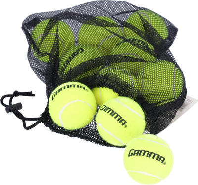 GAMMA Sports Pressureless Tennis Ball Bags, 12 Bag, 18 Bag, Yellow Tennis Balls, Multiple Colors, Practice, Court, Pet Toys, Colored Tennis Balls, Durable Construction