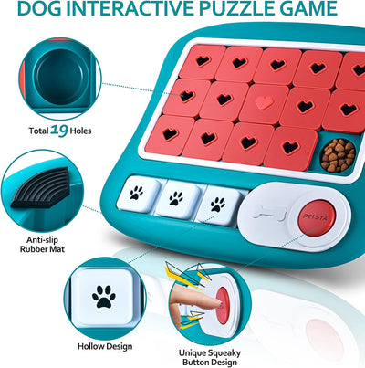 Dog Puzzle Toys - Interactive, Mentally Stimulating Toys for IQ Training and Brain Stimulation - Perfect Gifts for Puppies, Cats, Dogs