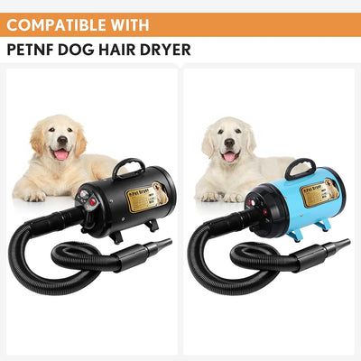 Upgraded Dog Dryer,Quick Grooming Dryer Blower Professional,Noise Reduction Pet Hair Dryer with Heater,High Velocity Air Forced Dryer 3.2HP Stepless Adjustable Speed,Dogs Grooming Bath (Accessories)
