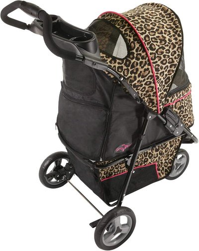 Gen7Pets Promenade Pet Stroller, Cheetah Brown