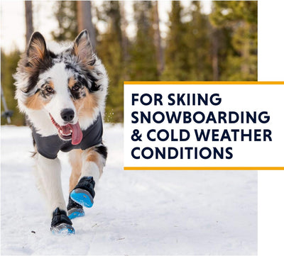 Ruffwear, Polar Trex Waterproof Winter Dog Boots with Rubber Soles for Cold Weather, Obsidian Black, 2.75"