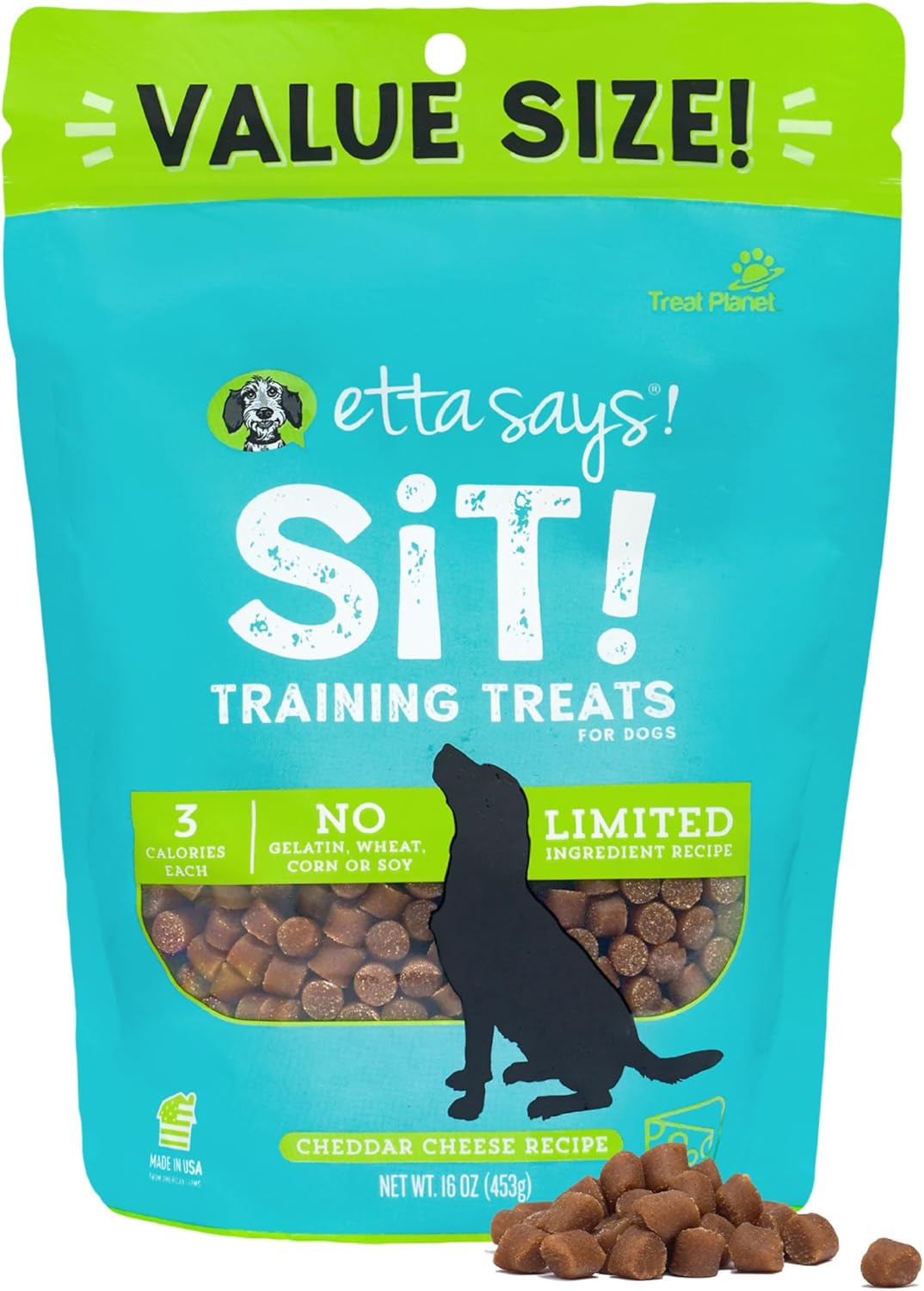 etta says! Training Treats - All Natural Pork and Bacon Soft Treats for Dogs - Made in The USA (16 Oz Pack of 1)
