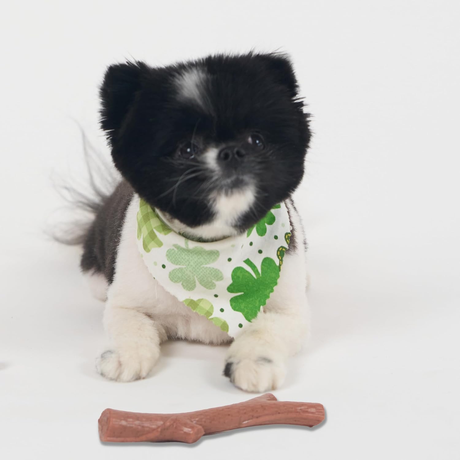 SPOT Bam-Bones Plus Branch -Bamboo Fiber & Nylon, Durable Long Lasting Dog Chew for Aggressive Chewers – Great Toy for Adult Dogs & Teething Puppies Under 60lbs, Non-Splintering, 5.75in, Beef Flavor