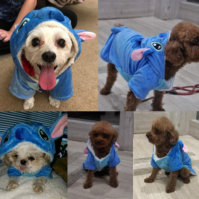 Dog Hoodie, Pet Costume for Dogs and Cats - Halloween, Christmas, Winter - XL