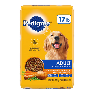 Pedigree Complete Nutrition Adult Dry Dog Food, Roasted Chicken & Vegetable Flavor,18 lb. Bag