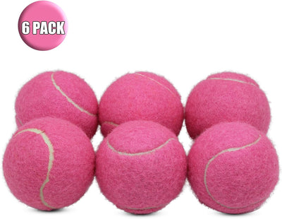 Tennis Balls, 6 Pack Training Tennis Balls,High Elasticity Practice Balls for Beginner, Playing Balls for Dogs