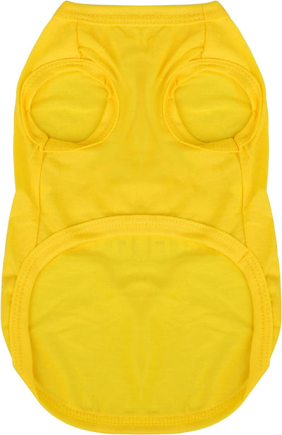 Paiaite Expressive Pet Vest: Sleeveless Dog Shirt with 'I Love My Mommy' Slogan, Ideal for Chihuahuas, Poodles, Yorkies, and More - Adorable Design, Ultimate Comfort, Easy Maintenance! Yellow Small