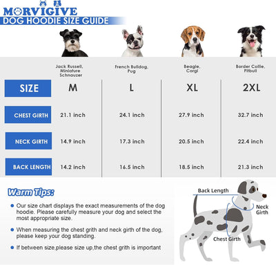Dog Hoodie - Khaki, Large - Dog Hooded Sweatshirt,Hoodie for Dog, Pullover Hoodie for Medium Dogs Boy, Fall Winter Dog Sweatershirt Hoodies, Pug, French Bulldog