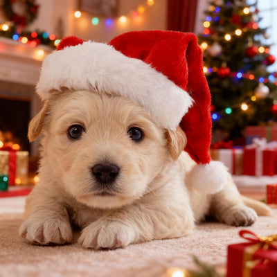 Dog Chrismas Santa Hat for Dog Hats Cat Christmas Outfit Pet Chrismas Costume