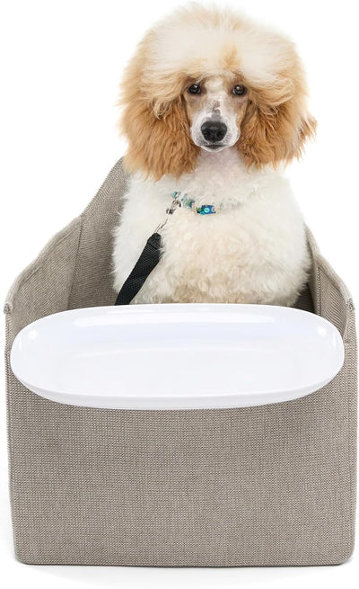 3-in-1 Convertible Pet High Chair, Dining Booster Seat & Travel Car Seat for Pets, Sand