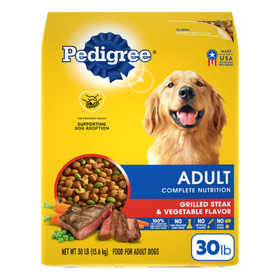Pedigree Complete Nutrition Adult Dry Dog Food, Roasted Chicken & Vegetable Flavor,18 lb. Bag