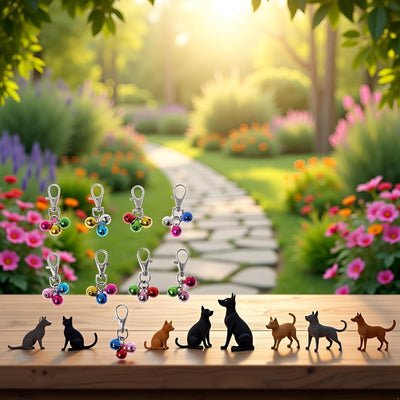 1Pc Random Color Pet Dog Collar Bells with Lobster Clip Colorful Metal Bells Bells Dog for Cat Collars Decoration Charm Pet Accesso